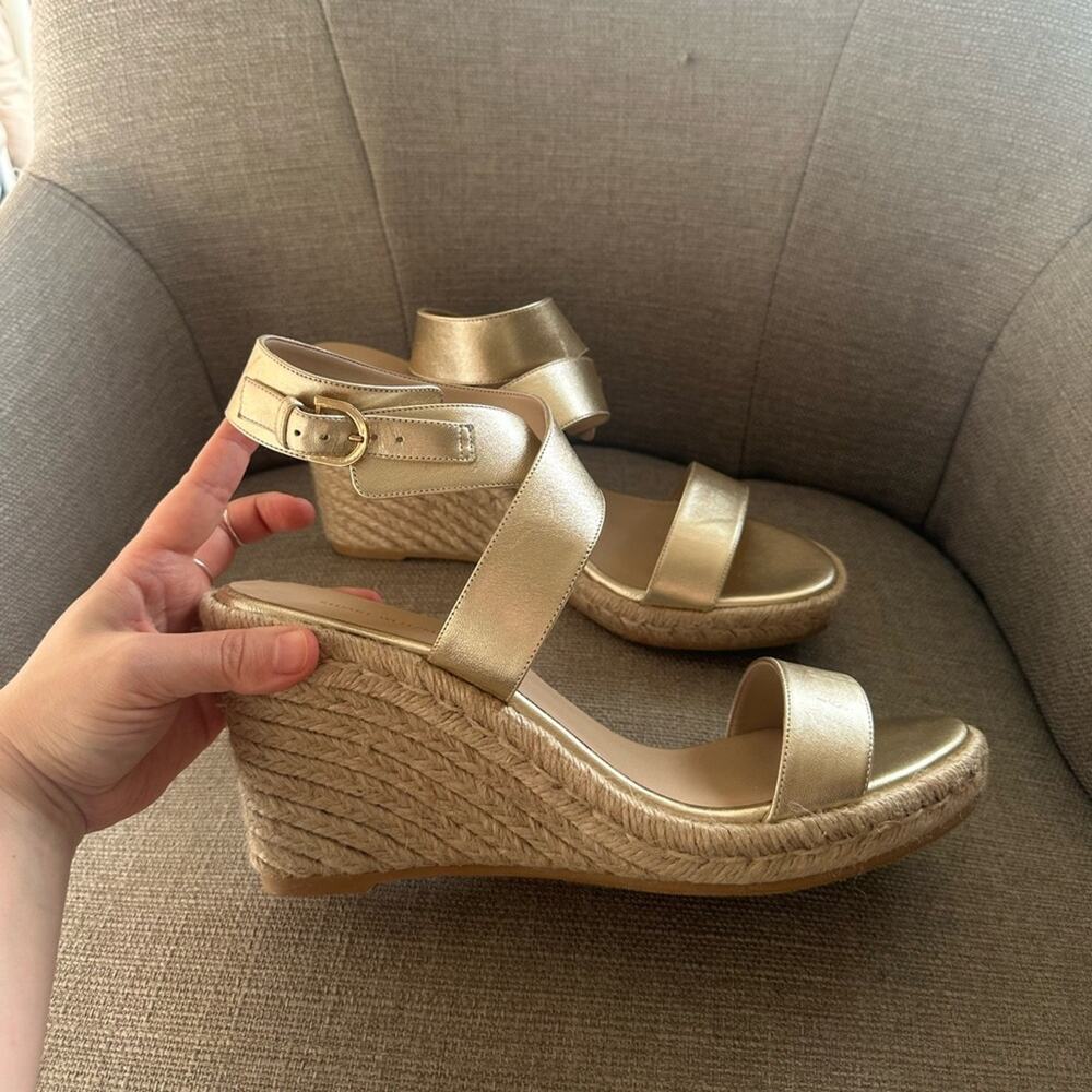 NWOT: Stuart Weitzman Lexia Espadrille Wedges